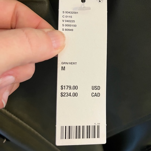 NWT Vegan Leather Trench Coat - Picture 6 of 13